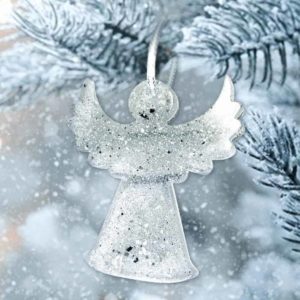 Ashes Or Hair Angel Tree Decoration
