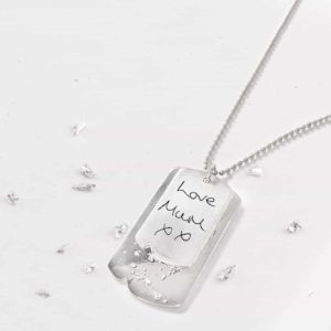 Sterling Silver Double Dog Tag Necklace And Chain