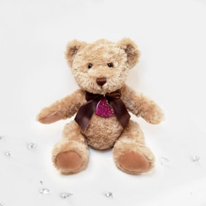 Memorial Bear With Ashes Or Hair Charm