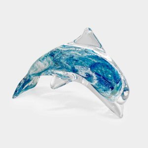 Ashes Glass Dolphin Ornament