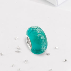 Ashes Glass Charm Bead