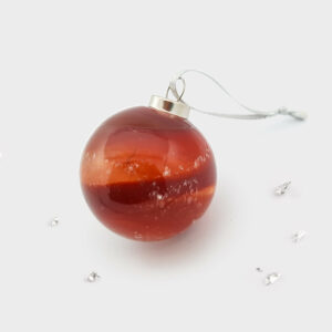 Decoration Glass Bauble Red