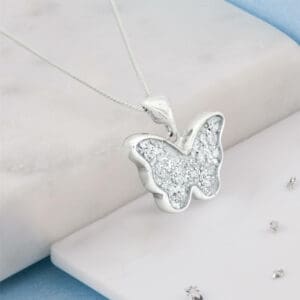butterfly ashes pendant side