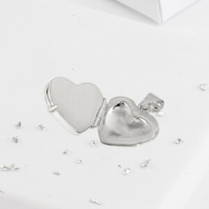 Small Inlaid Heart Locket