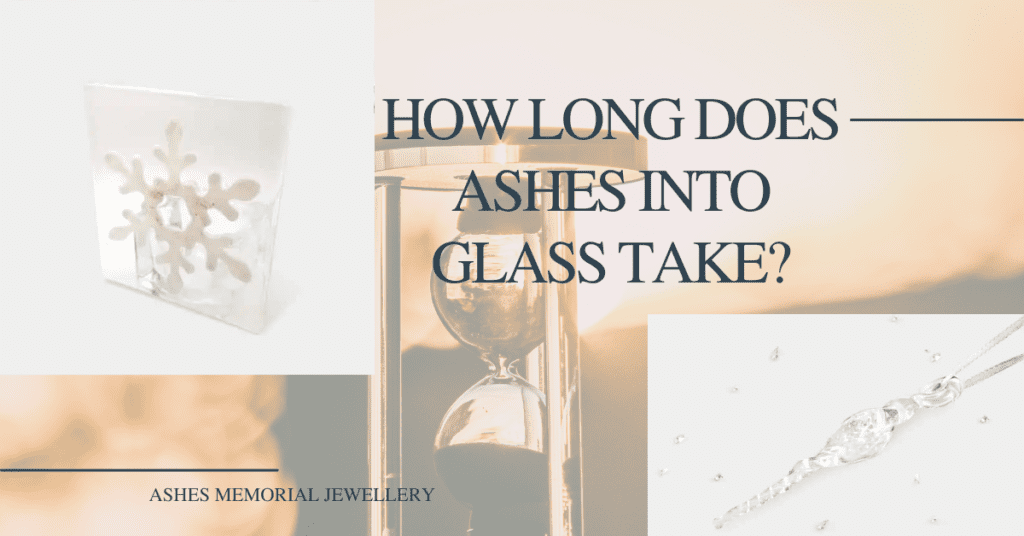 Ashes into glass